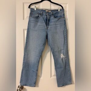 Levi’s Wedgie Straight Medium Wash Jeans, 30